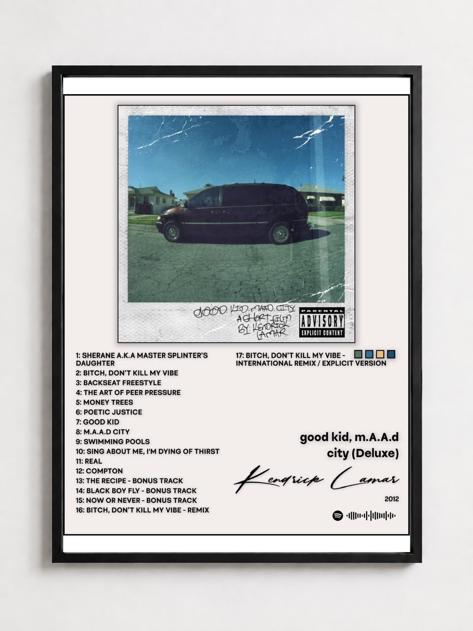 Maad city - Kendrick Lemar