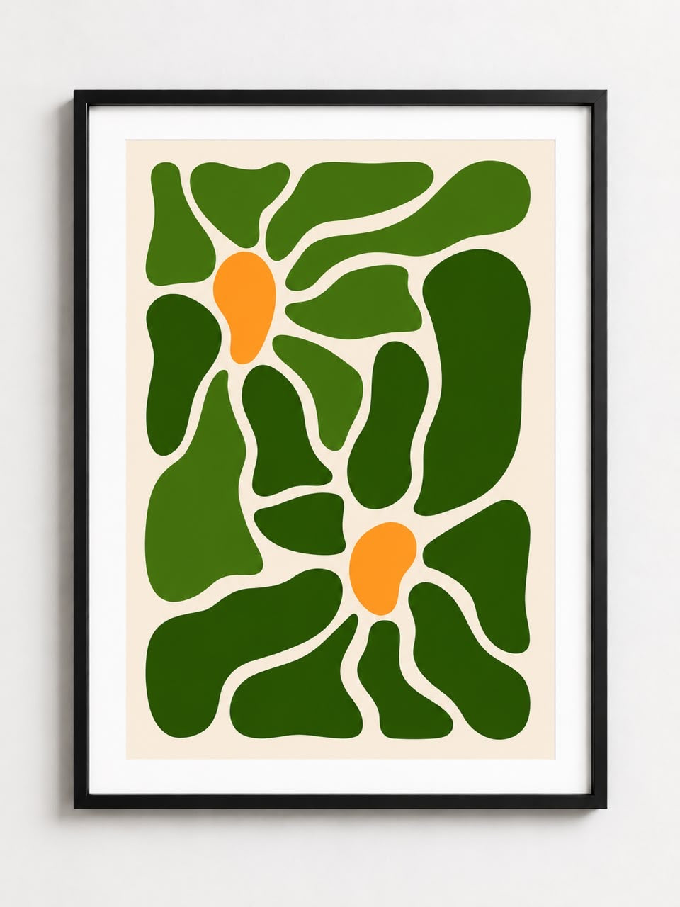 Green Flower Frame