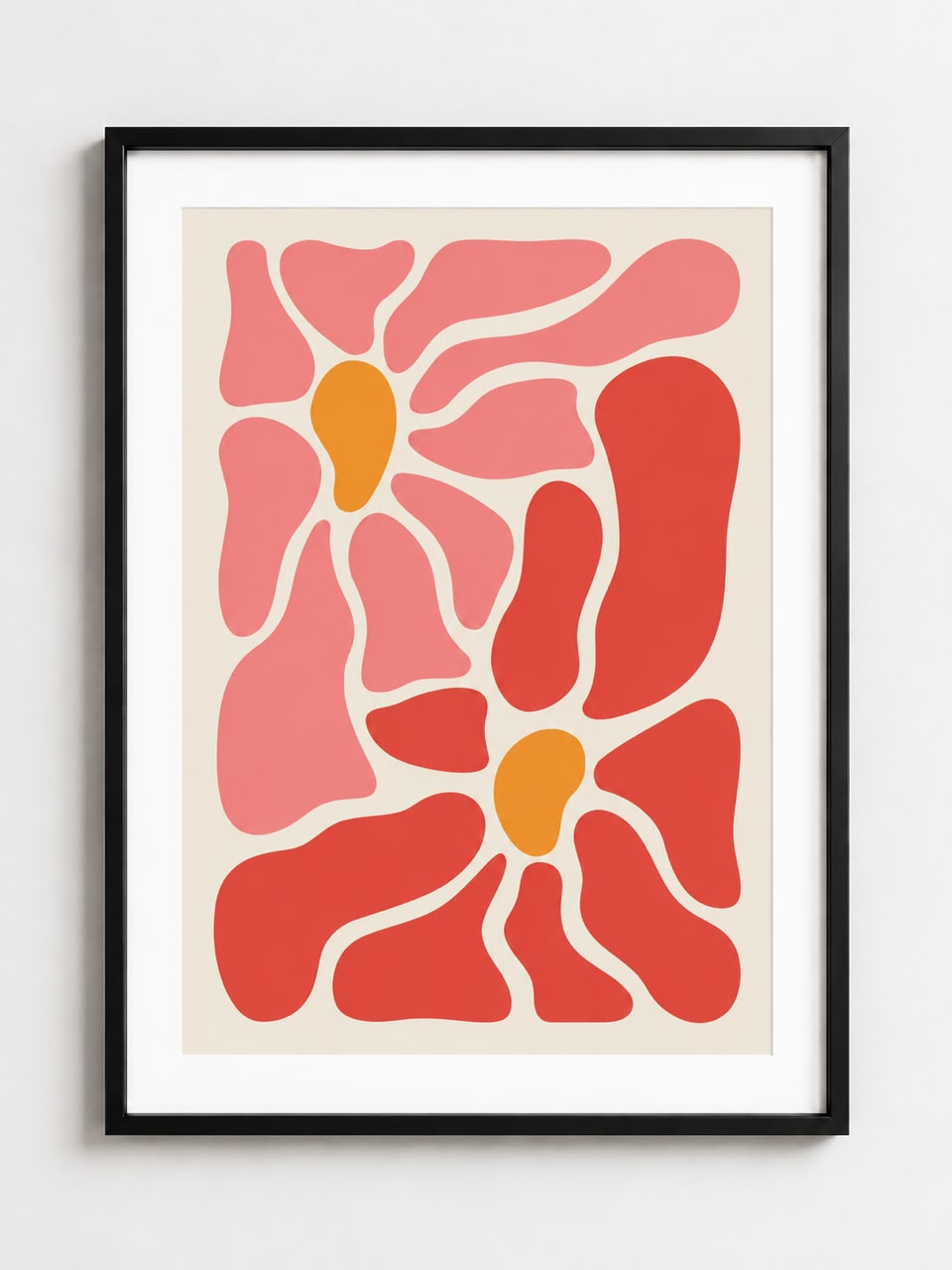 Red Flower Frame