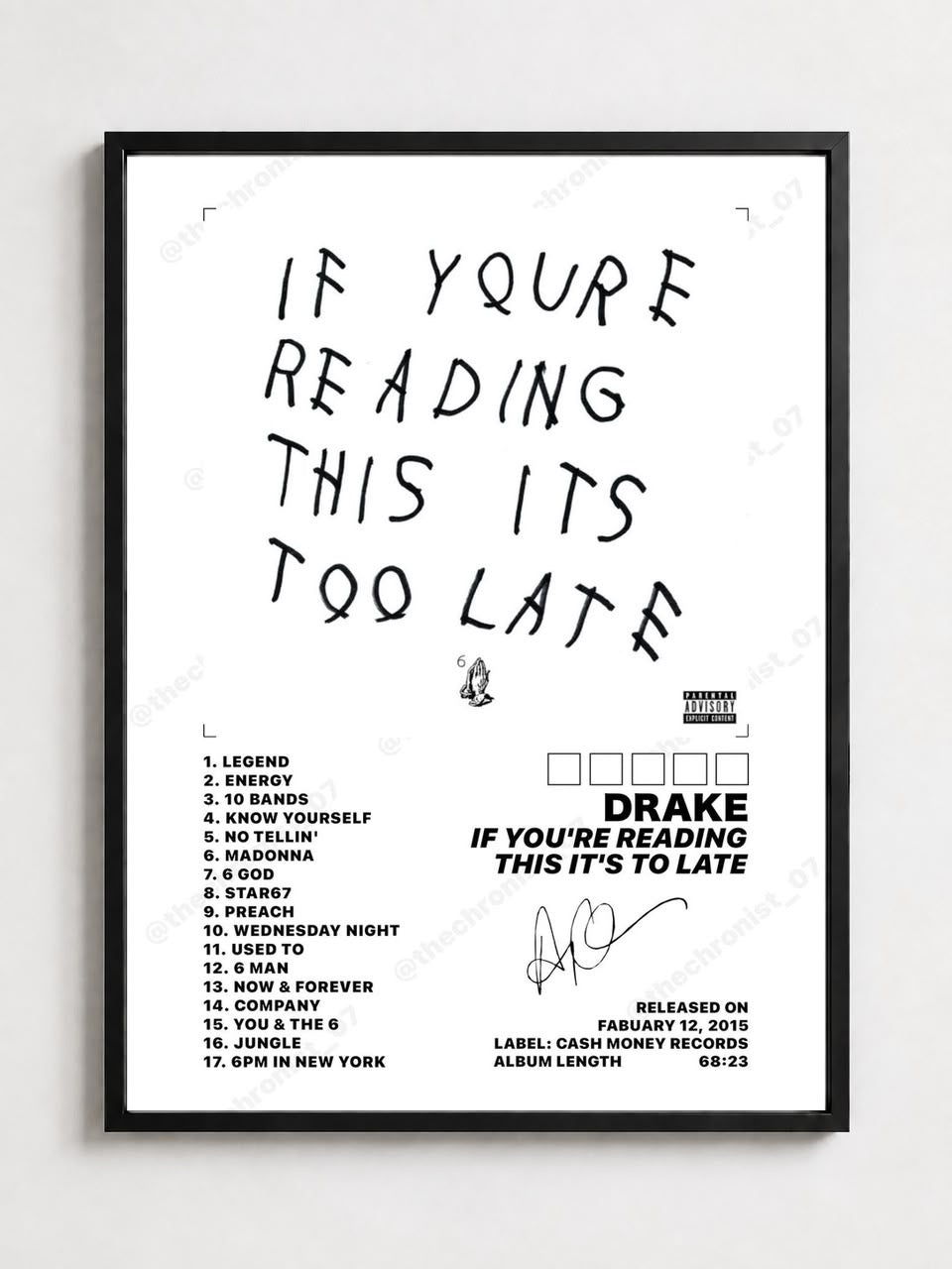 If Your Reading This It's Too Late  - Drake